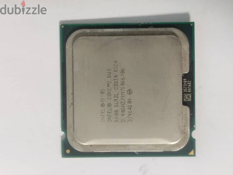 CPU Core 2 due 6600 معالج 0