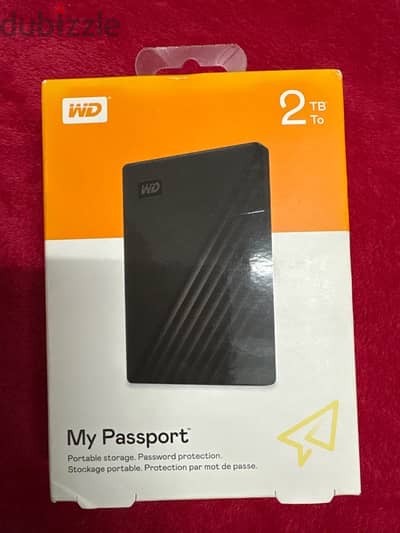 WD My Passport External Hard ( 2TB ) - هارد ٢ تيرا جديد