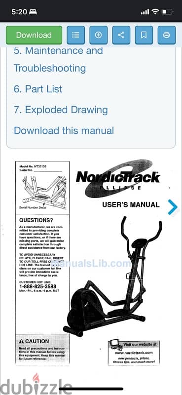 NordicTrack 910E Elliptical trainer 2