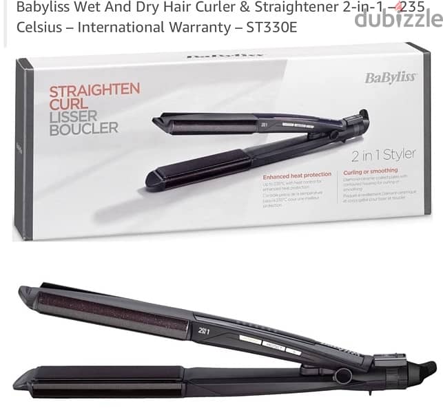 مكواة شعر بيبي ليس ٢*١  Curler & Straightener 0