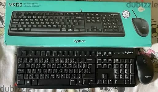 keyboard Mk120 Logitech + Mouse