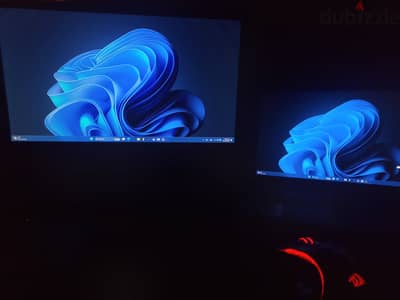 Dell laptop | red dragon mouse | LG monitor HD 1920x1080