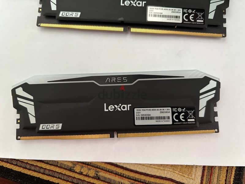 Ram DDR5 Lexar 32GB (2x16) 6000 MHz CL30 RGB 1