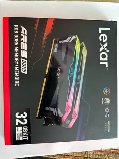 Ram DDR5 Lexar 32GB (2x16) 6000 MHz CL30 RGB