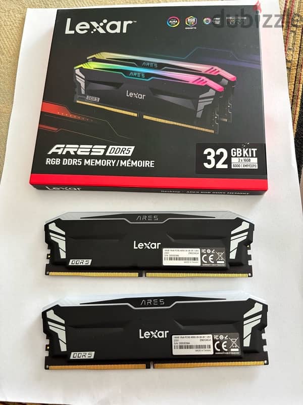 Ram DDR5 Lexar 32GB (2x16) 6000 MHz CL30 RGB 4