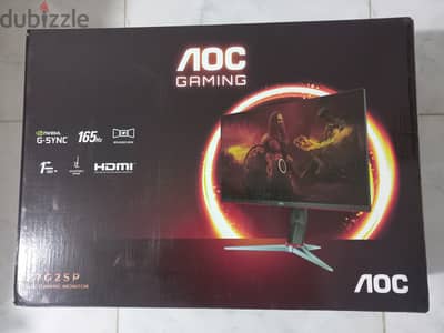 شاشة Aoc 27G2SP Frameless زيرو 165Hz - 1ms بسعر مناسب جداً