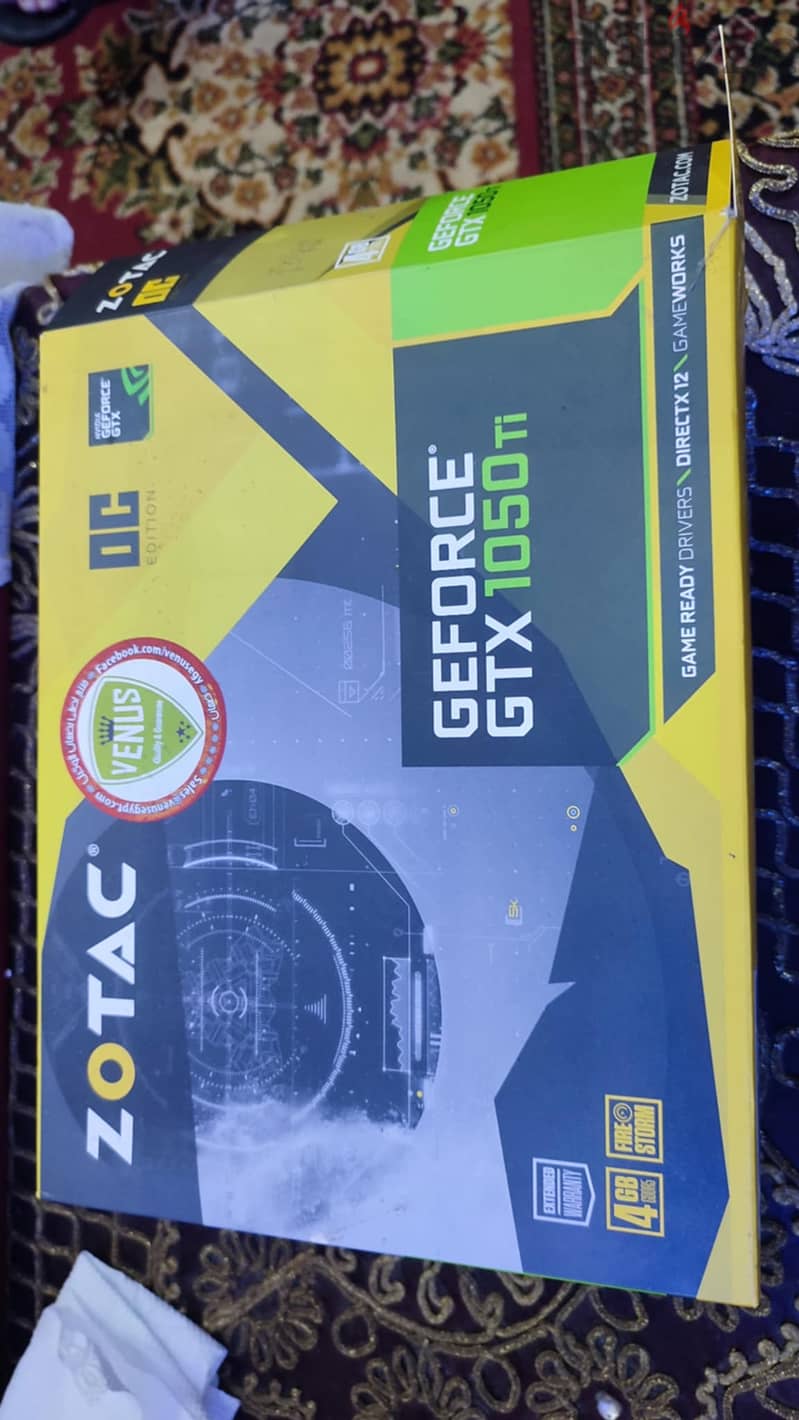 كارت شاشه ZOTAC GTX 1050TI OC EDITON 4GB DDR5 4