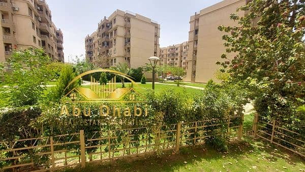 Ground floor apartment with garden for sale in Madinaty     Gold 124m and Garden 50m     In the sixth phase, “B6,” the city center     Ultra Super Lux 0