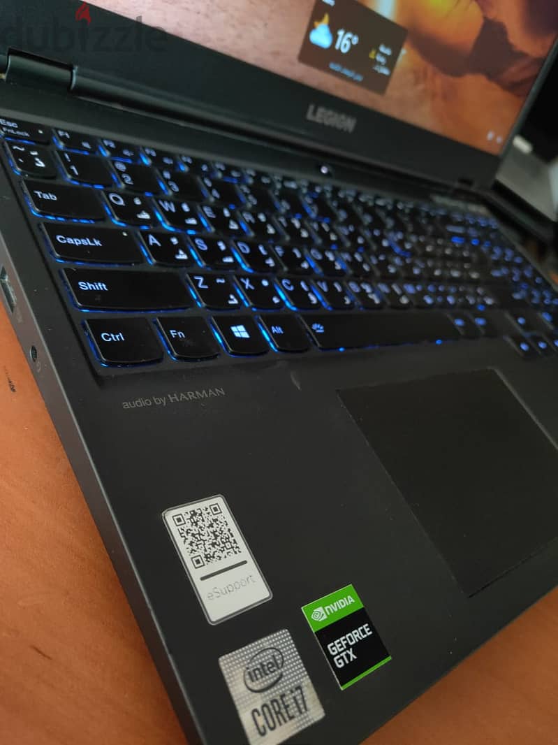 lenovo legion 5 core i7 الجيل العاشر+ nvidia gtx 1660ti 6gb+120hz 4