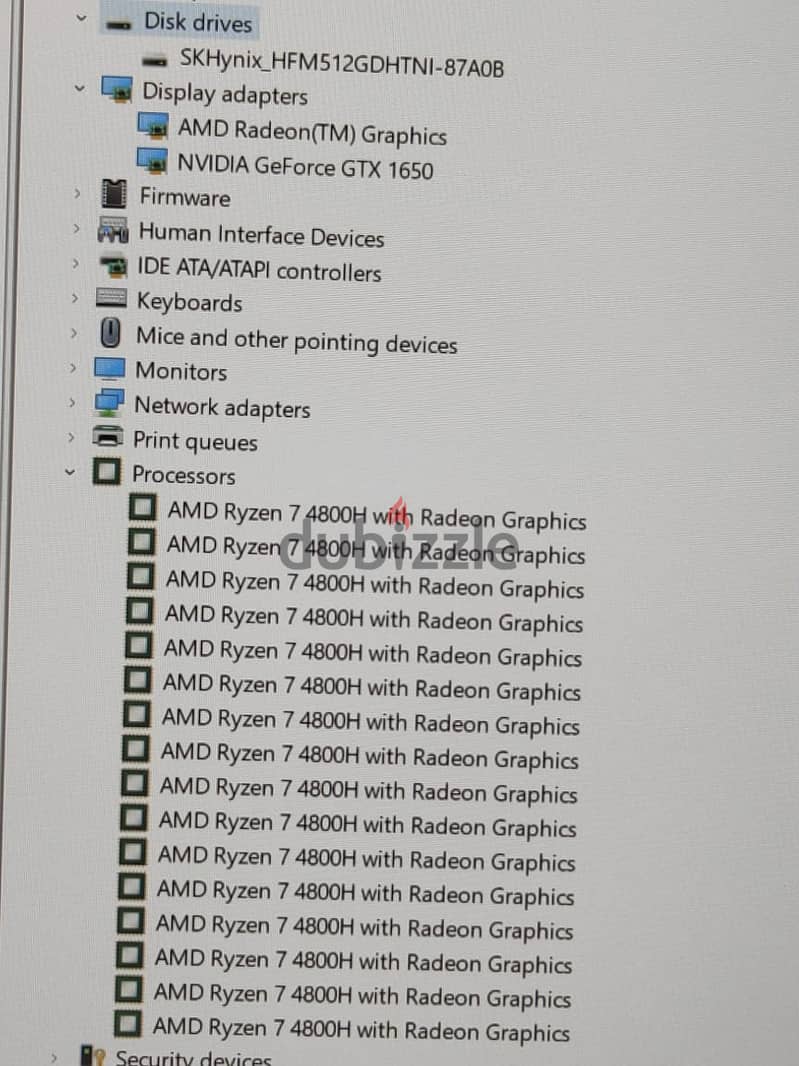 lenovo ryzen 7 + nvidia gtx 1650 4gb+ amd 512mb+ 120hz+ ويندوز اوريجي 8