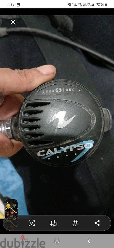 regulator aqualung calypso  اكوالانج ريج 1