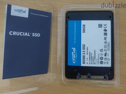 Crucial BX500 500GB Sata SSD