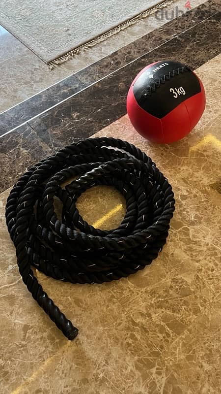 Gym/Home Tools, Battle Rope | Medicine Ball 0