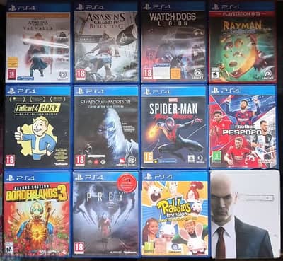 PS4, PS3, PS2, XBOX 360 games for sell