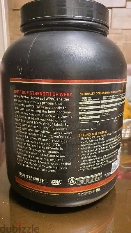 Gold standard whey protein isolate 2