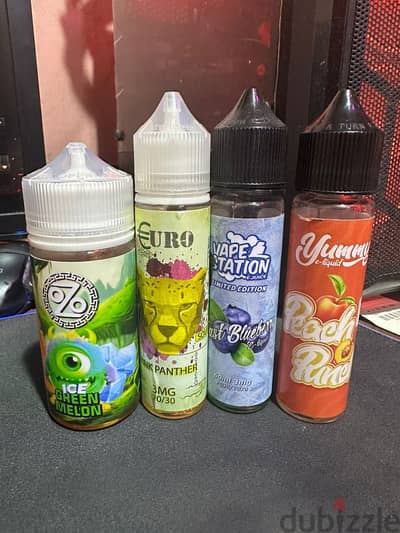 4 Liqiuds vape DL 3 Nic