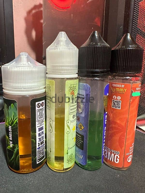 4 Liqiuds vape DL 3 Nic 1