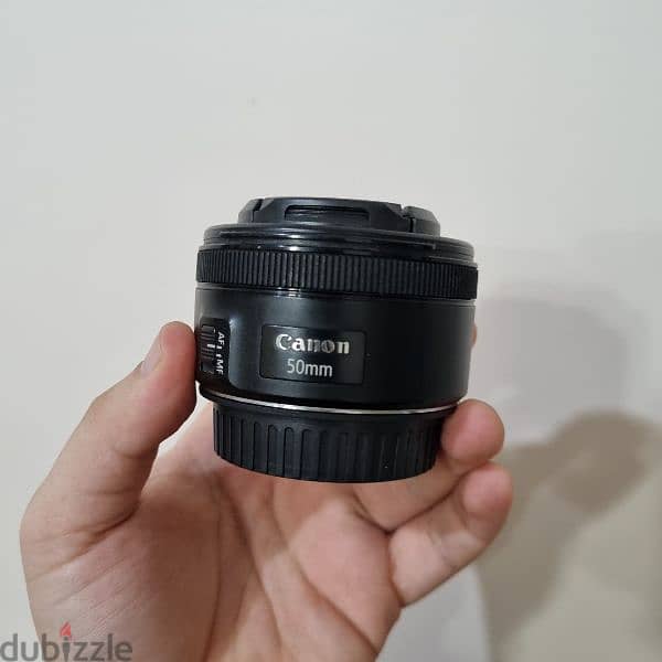 Canon EF 50mm f/1.8 STM عدسة كانون ٥٠مم 1