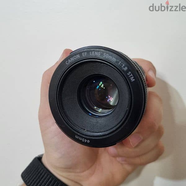 Canon EF 50mm f/1.8 STM عدسة كانون ٥٠مم 2