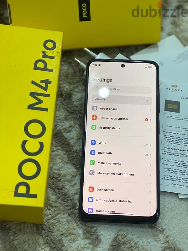 Poco M4 pro معاه كل مشتملاته 8