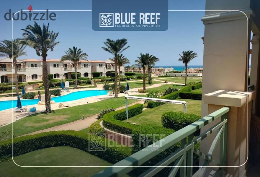 For Sale Upper Chalet Fully Furnished +Ac's Sea View 3 Bedroom In La Vista 6 Ain Sokhna 0