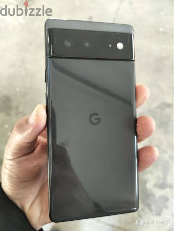 pixel 6 بالعلبه للبيع او البدل 1