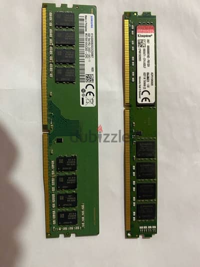 رامات 8 جيجا واحده ddr3 وواحده ddr4 خاصين pc original  فلبيني وتايواني