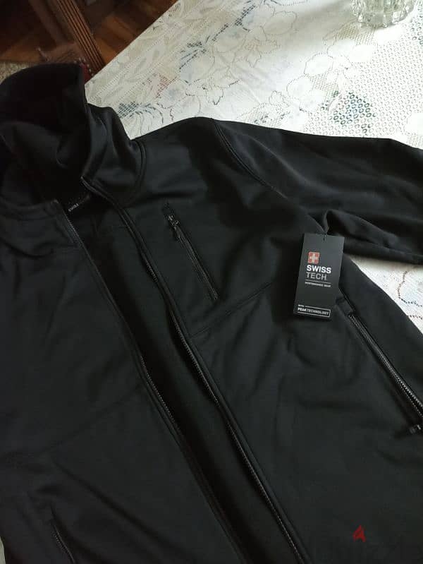 jacket brand, black,new 7