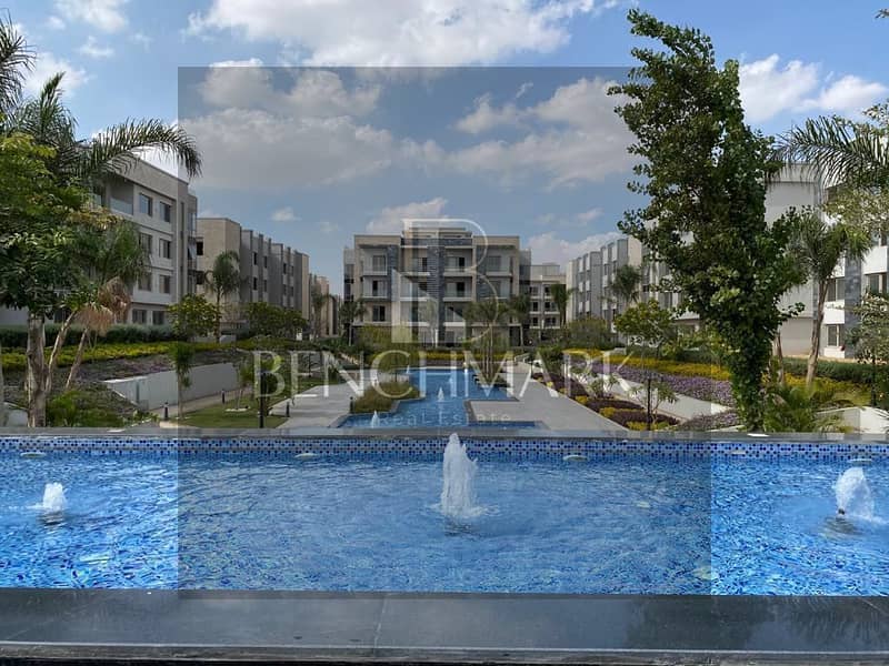 Garden apartment 157 m for sale ready to move in Galleria Moon Valley New Cairo Fifth Settlement next to Mivida installments over 10 years Cash discou 0