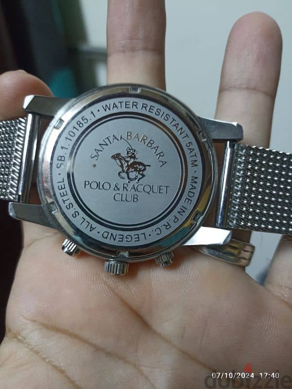 ساعه polo & racquet club watch 1