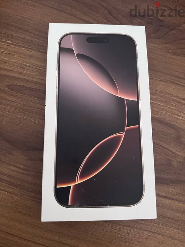 iphone 16pro 128 Desert Titanium Sealed 0