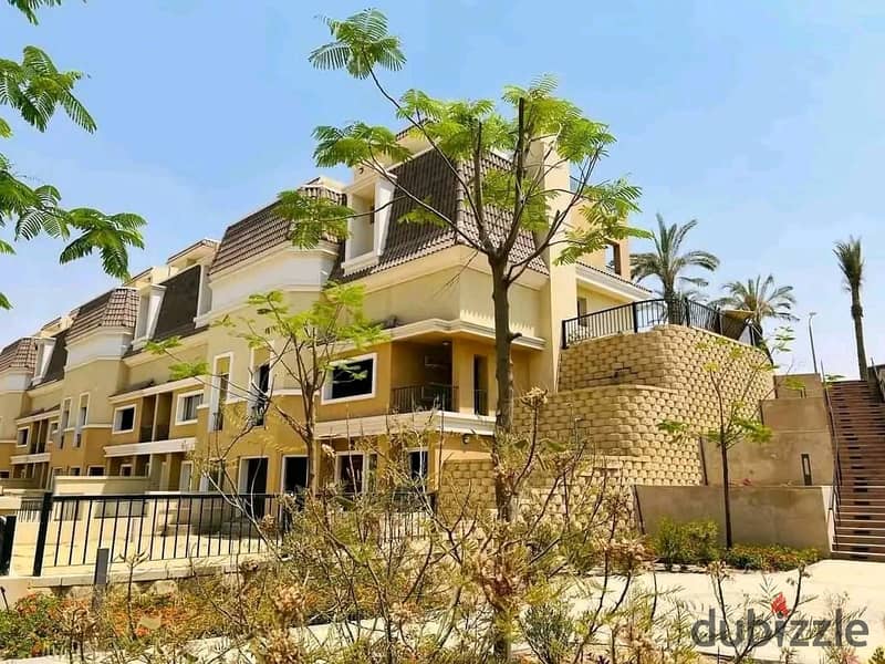 S villa for sale in sarai new cairo 239m - installments 0