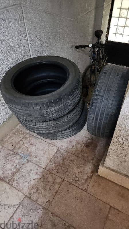 4 فرد كوتش بريدجستون225/55/R18 0