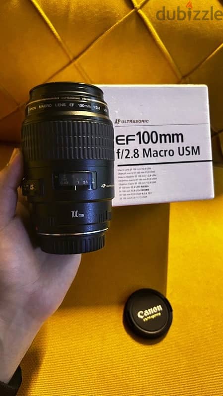 canon lens 100 macro f2:8 0