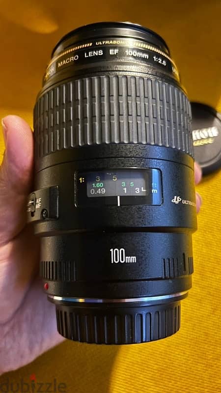 canon lens 100 macro f2:8 5