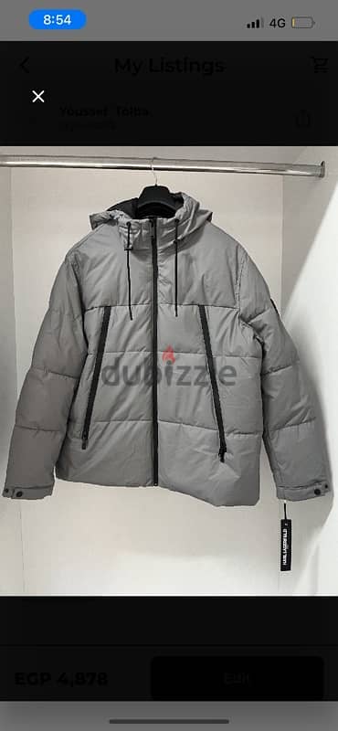 karl lagerfield puffer