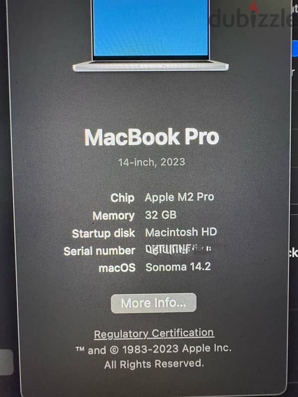 MacBook Pro M2 Pro - 14" - 32 RAM - 1 TB 2