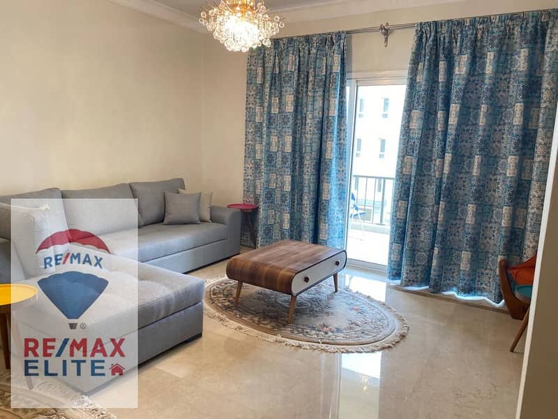 Corner hotel apartment for rent in Mivida Compound - Boulevard prime location in Fifth  Settlement 220m 0