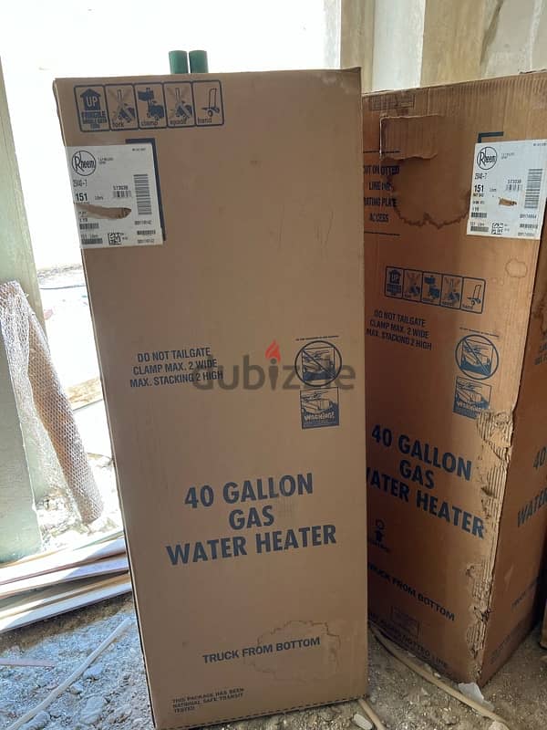 Rheem gas water heater 1