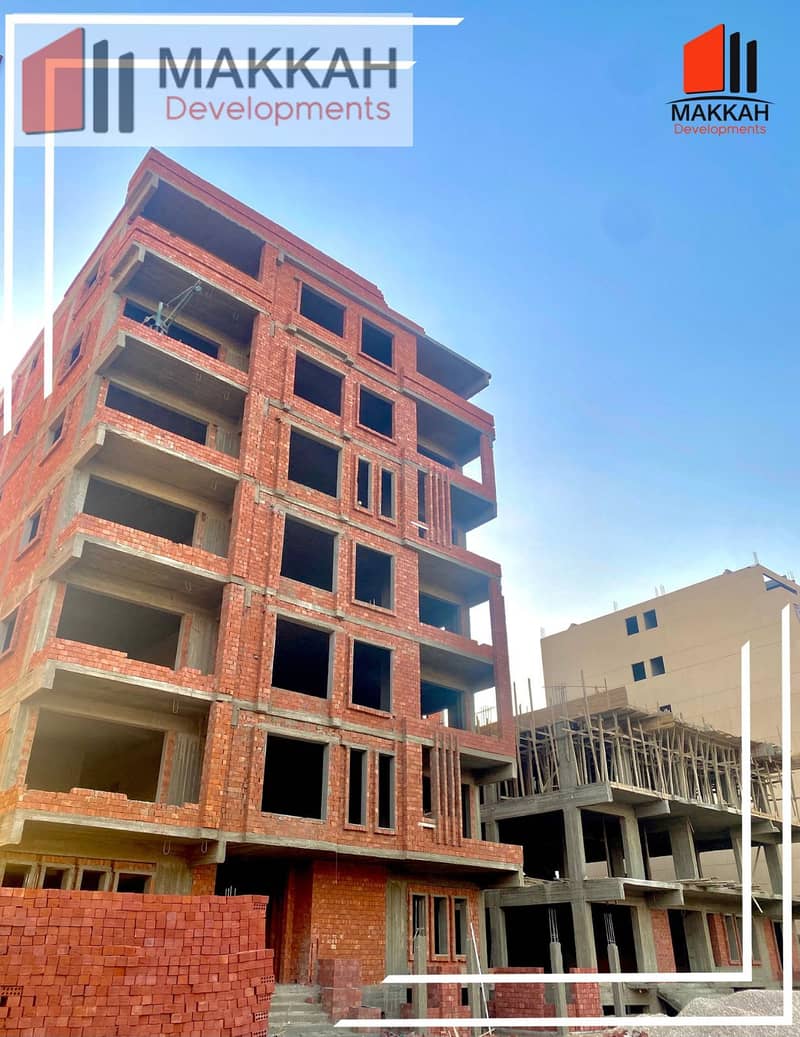 Apartment with an area of 155 sqm, featuring 3 bedrooms and 2 bathrooms, available for installment directly from the owner in Makkah Mini Compound, Ni 0