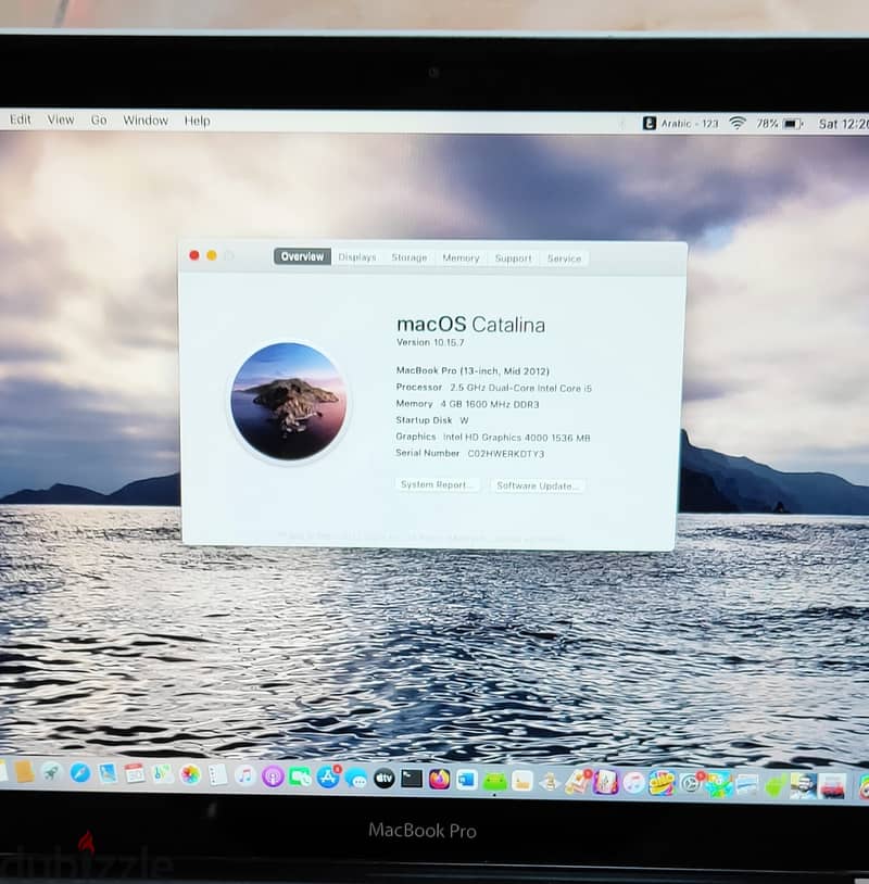 MacBookPro 2012 استخدام شخصي بحاله ممتازة 11