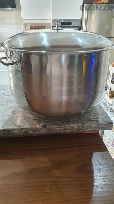safinox stainlsteel cookware 40cm حله ستانلستيل مقاس ٤٠ ماركة تركى