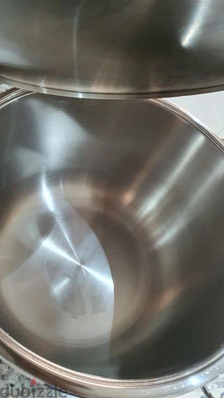 safinox stainlsteel cookware 40cm حله ستانلستيل مقاس ٤٠ ماركة تركى 2