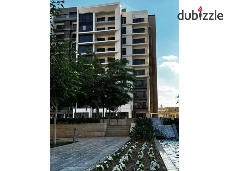 Apartment with garden for sale fully finished in Sheikh Zayed with 5% down payment, ZED West, next to ZED Park 0