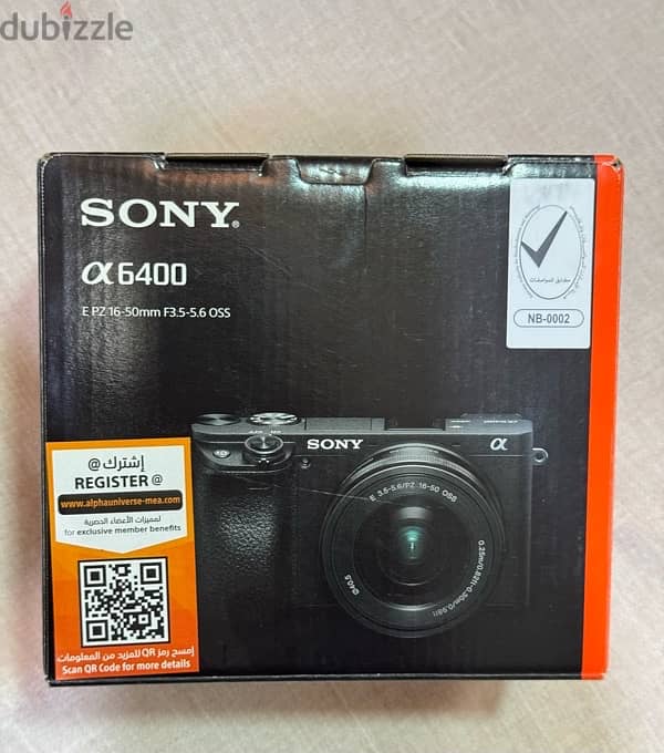 Sony Alpha a6400 Mirrorless Camera with 16-50mm Lens 1