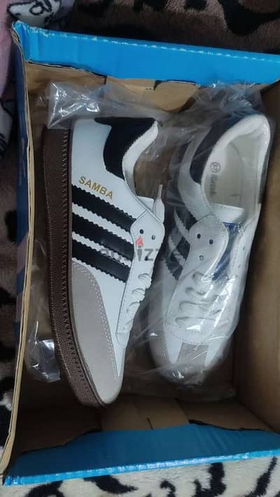 Adidas-samba white edition