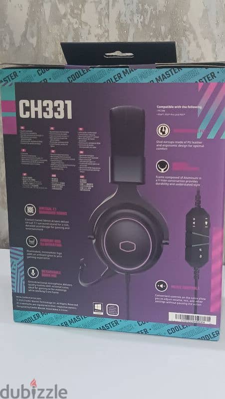 Cooler Master CH331 Gaming Headset Virtual 7.1 سماعة جديده بالعلبه 1