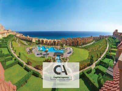 Two-room chalet for sale, with a 5% down payment, fully finished, in the heart of Ain Sokhna, with views of the sea, in Telal Sokhna | With a 27% disc