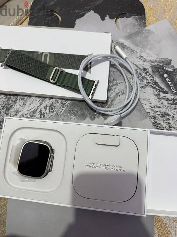 Apple watch ultra 1 جديدة 0