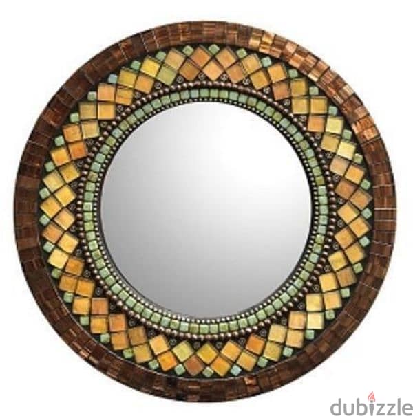 hand made Mosaic mirror 0